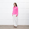 Serena Bute Lipstick Pink Satin Shirt