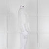 Strenesse White Cotton Wide Sleeve Tunic Top