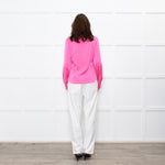 Serena Bute Lipstick Pink Satin Shirt