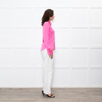 Serena Bute Lipstick Pink Satin Shirt