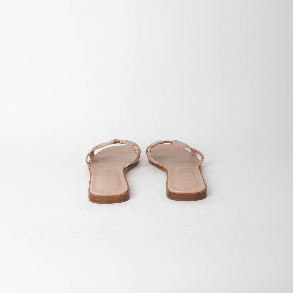 Hermes Nude Beige Oran Sandals