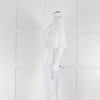 Strenesse White Cotton Wide Sleeve Tunic Top