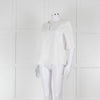 Strenesse White Cotton Wide Sleeve Tunic Top
