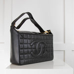 Chanel Choco Bar Black Shoulder Bag