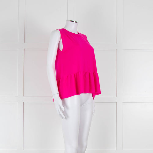 Odeeh Pink Cashmere Mix Sleeveless Top