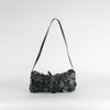 Paco Rabanne Green Leather Sphere Disc Embellished Shoulder Bag