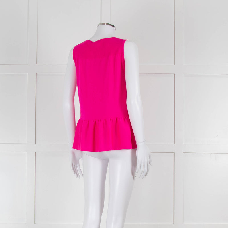 Odeeh Pink Cashmere Mix Sleeveless Top