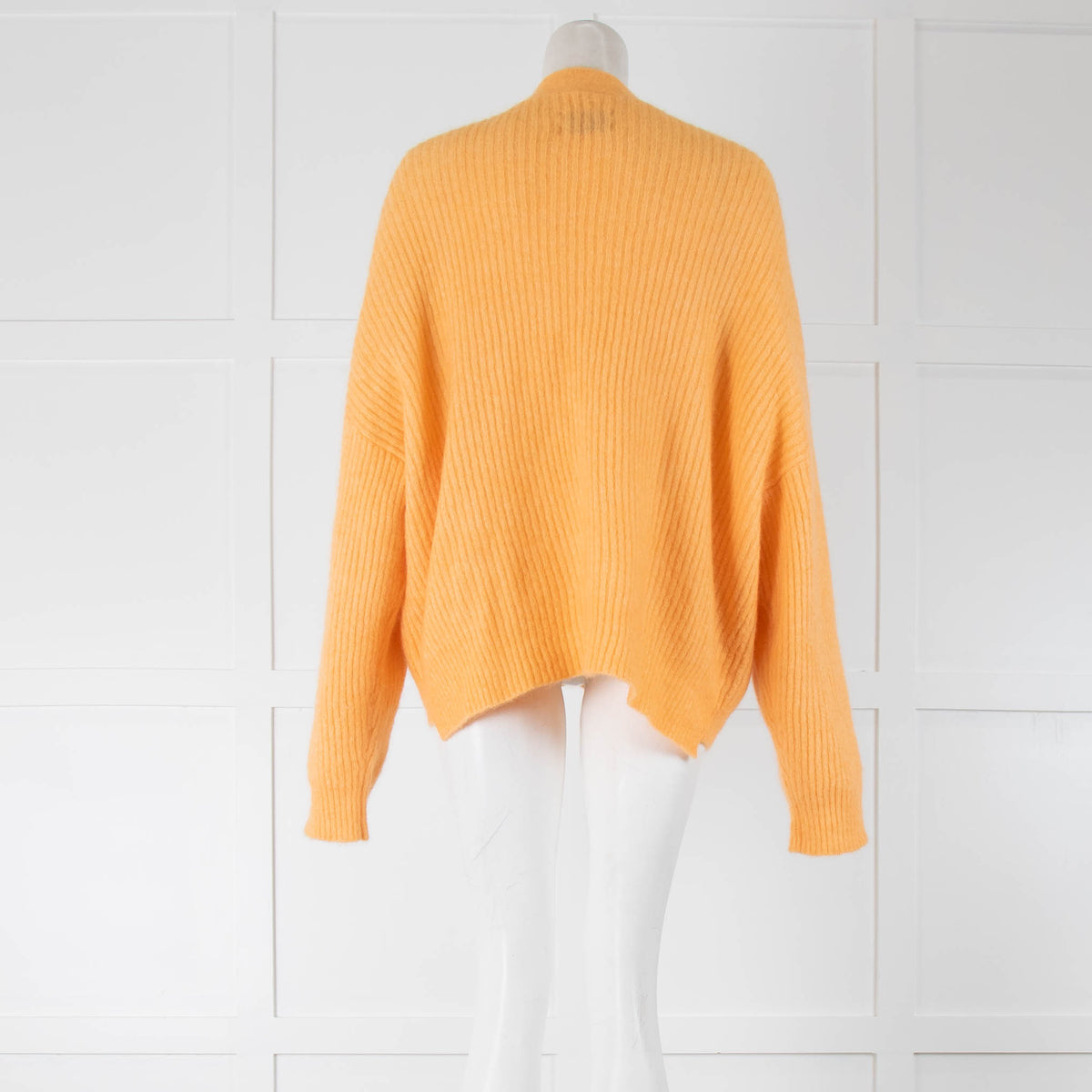 Holzweiler Orange Mohair Cardigan