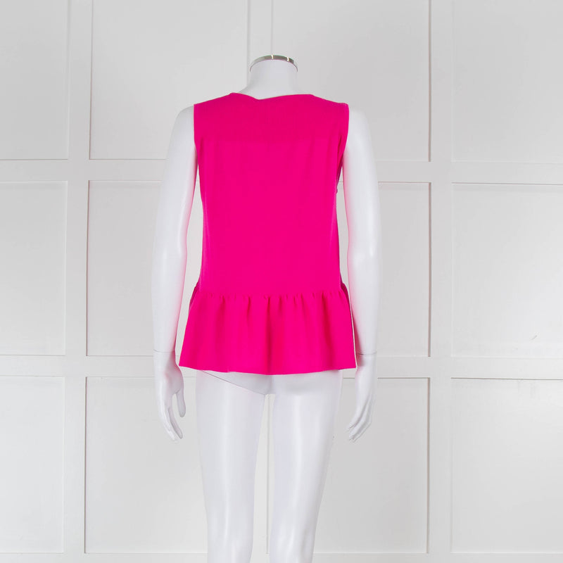 Odeeh Pink Cashmere Mix Sleeveless Top