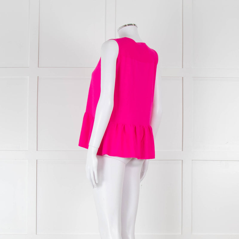 Odeeh Pink Cashmere Mix Sleeveless Top