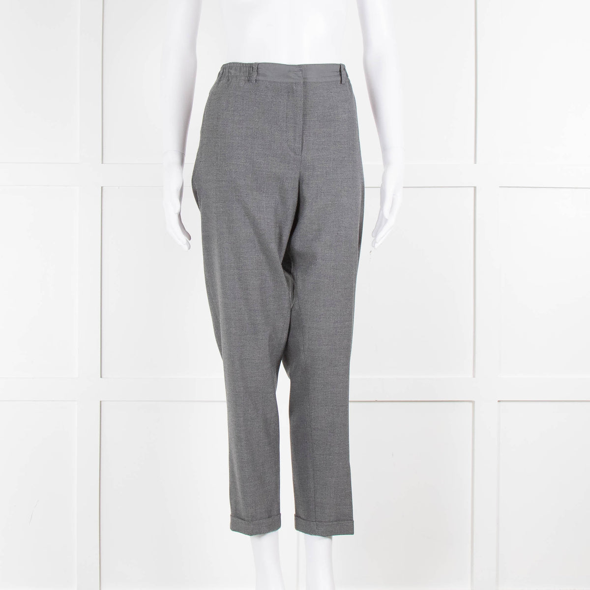 Max & Moi Grey Straight Trousers