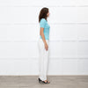 Vivienne Westwood Turquoise Collared Short Sleeve Knit