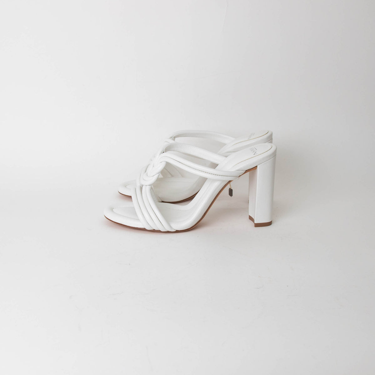 Alexandre Birman White Strappy Heeled Sandal