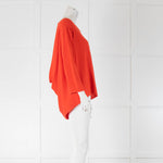 BA&SH Red Drape Back Jumper