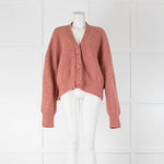 Anine Bing Mohair Pink Cardigan