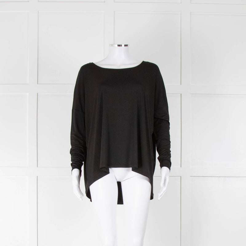 Twist & Tango Black Stretch Jersey Top