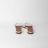 Malone Souliers White Macrame Leather Flats