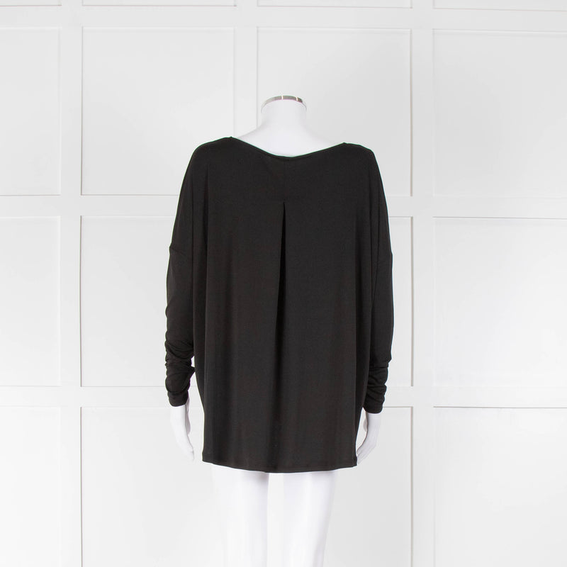 Twist & Tango Black Stretch Jersey Top