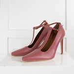 Malone Souliers Pink Two Tone T-Bar Heeled Shoes