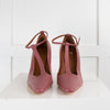 Malone Souliers Pink Two Tone T-Bar Heeled Shoes