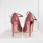 Malone Souliers Pink Two Tone T-Bar Heeled Shoes