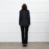 Weekend Max Mara Blue Beige Check Wool Blazer Jacket