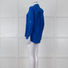Diane Von Furstenberg Electric Blue Silk Shirt