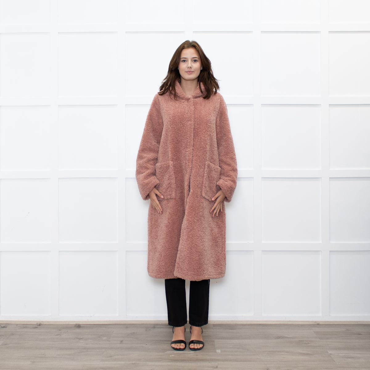 Forte Forte Blush Faux Fur Hooded Coat