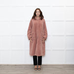 Forte Forte Blush Faux Fur Hooded Coat