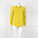 Michael By Michael Kors Chartreuse Pocket Shirt