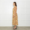 Ulla Johnson Yellow Floral Sleeveless Cotton Maxi Dress