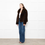 Issy London Brown Faux Fur Jacket