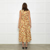 Ulla Johnson Yellow Floral Sleeveless Cotton Maxi Dress