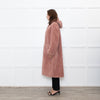 Forte Forte Blush Faux Fur Hooded Coat