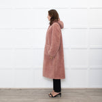 Forte Forte Blush Faux Fur Hooded Coat