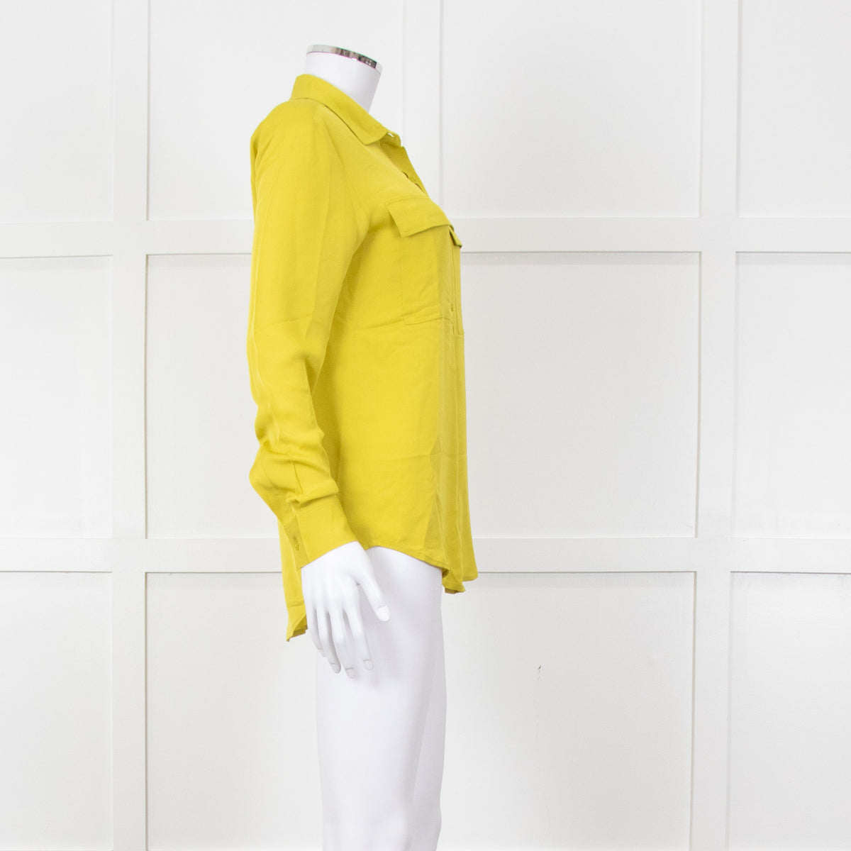 Michael By Michael Kors Chartreuse Pocket Shirt