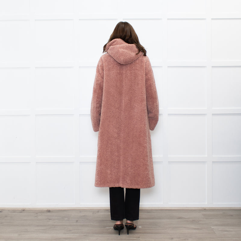 Forte Forte Blush Faux Fur Hooded Coat