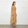 Ulla Johnson Yellow Floral Sleeveless Cotton Maxi Dress