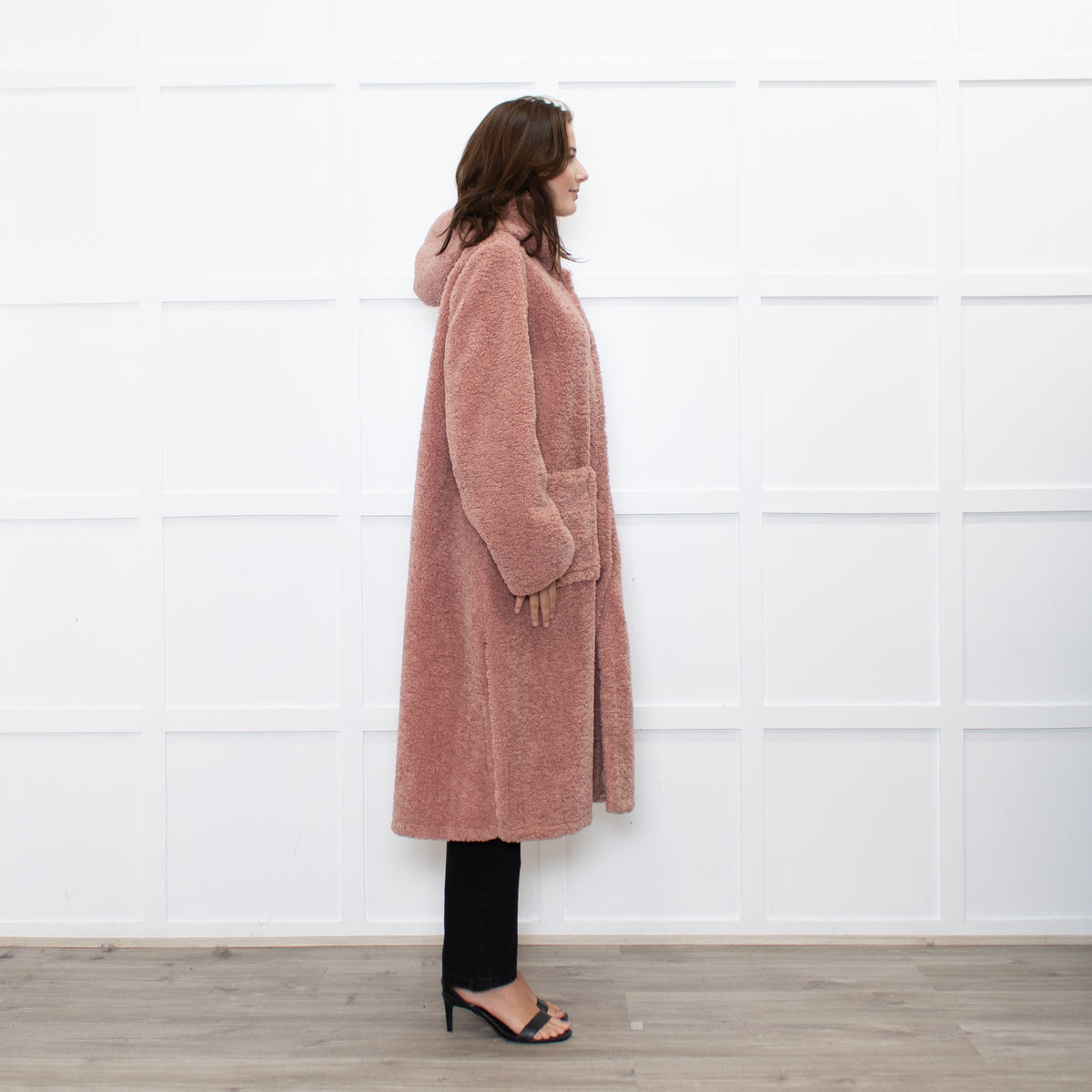 Forte Forte Blush Faux Fur Hooded Coat