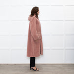 Forte Forte Blush Faux Fur Hooded Coat