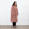 Forte Forte Blush Faux Fur Hooded Coat