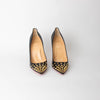 Christian Louboutin Black Leather So Kate with Studded Toe