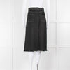 Zimmermann Grey Midi Skirt with Belted Waist