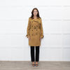 J.CREW Mustard Cotton Trench Coat