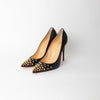 Christian Louboutin Black Leather So Kate with Studded Toe