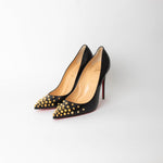 Christian Louboutin Black Leather So Kate with Studded Toe
