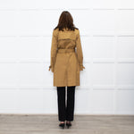 J.CREW Mustard Cotton Trench Coat