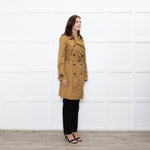 J.CREW Mustard Cotton Trench Coat