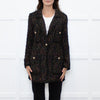 Luisa Spagnoli Black Multi Colour Tweed Blazer Jacket