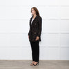 Luisa Spagnoli Black Multi Colour Tweed Blazer Jacket